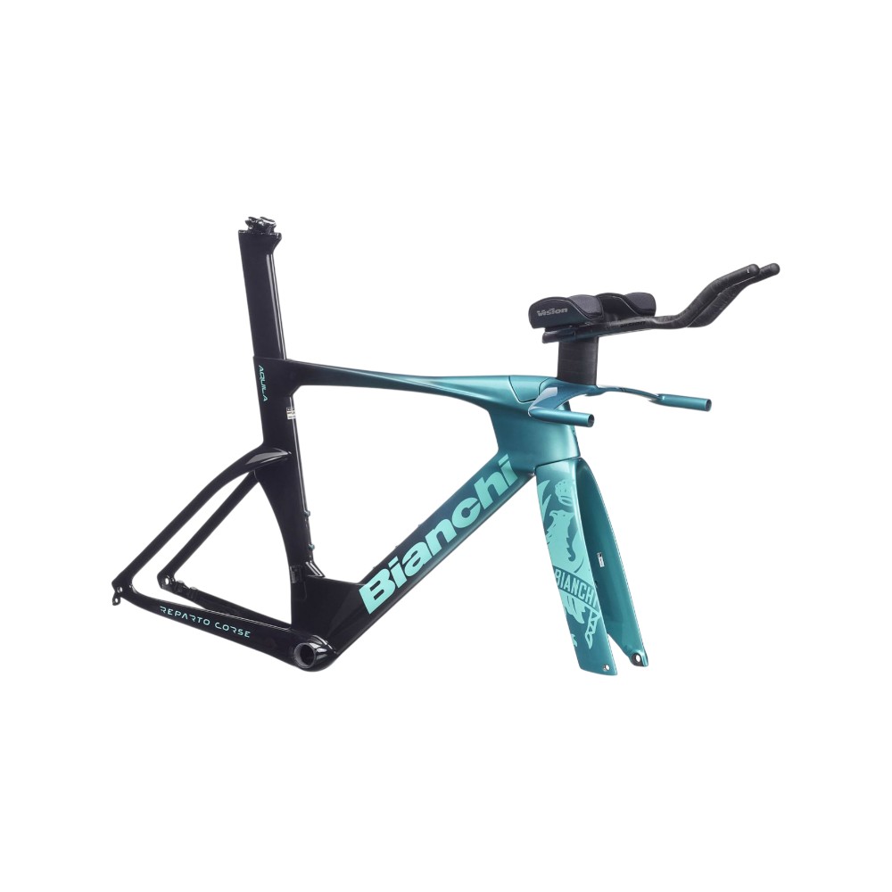 2026 Bianchi Aquila RC Frame Kit Carbon Triathlon Bike (INDORACYCLES)