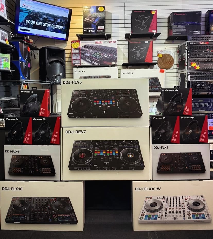 digitale mixers, analoge mixers, rackmixers, DJ-controllers, MIDI-controllers, synthesizers,